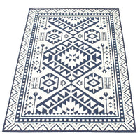 Southwestern Light Grey Indoor/ Outdoor Soft Rug