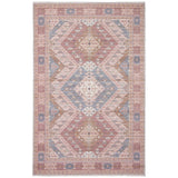 Red Machine Washable Bohemian & Eclectic Soft Rug