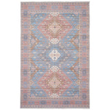 Red Machine Washable Bohemian & Eclectic Soft Rug