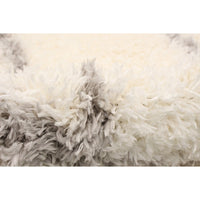 Ivory Diamond Casual Shag Area Rug