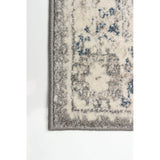 Grey Medallion Traditonal Amelia Casual Soft Rug