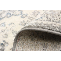 Grey Medallion Traditonal Amelia Casual Soft Rug