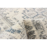 Grey Medallion Traditonal Amelia Casual Soft Rug