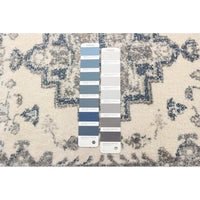 Grey Medallion Traditonal Amelia Casual Soft Rug