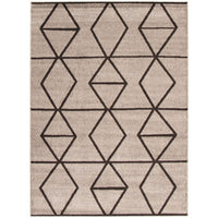 Grey Brown Ana Moroccan Soft Rug