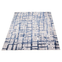 Matrix Collection Navy Soft Casual Soft Rug