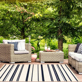 Indoor/Outdoor Stripes Rug- Multiple Colors