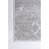 Moroccan Blue Grey Casual Soft Rug