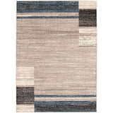 Ivory Taupe Ayla Casual Soft Rug