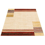 Ivory Taupe Ayla Casual Soft Rug