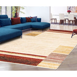 Ivory Taupe Ayla Casual Soft Rug