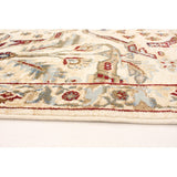 Ivory Floral Casual Soft Rug