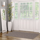 Black Bellisima Curve Casual Soft Rug