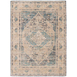 Medallion Distressed Bijar Casual Soft Rug