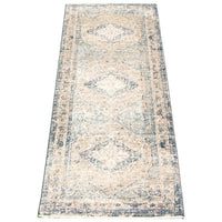 Medallion Distressed Bijar Casual Soft Rug