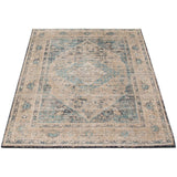 Medallion Distressed Bijar Casual Soft Rug