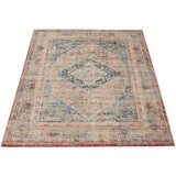 Medallion Distressed Bijar Casual Soft Rug