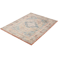 Medallion Distressed Bijar Casual Soft Rug