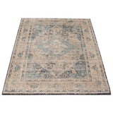 Medallion Distressed Bijar Casual Soft Rug