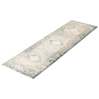 Medallion Distressed Bijar Casual Soft Rug