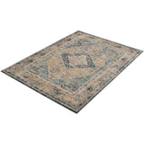 Medallion Distressed Bijar Casual Soft Rug