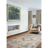 Medallion Distressed Bijar Casual Soft Rug