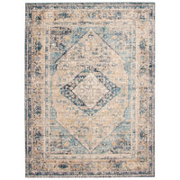 Medallion Distressed Bijar Casual Soft Rug