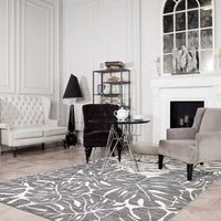 Grey Ivory Brooke Casual Soft Area Rug