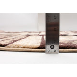 Taupe Patchwork Bohemian Eclectic Soft Rug