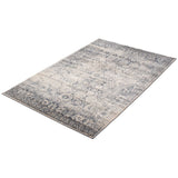 Dark Grey Ivory Clara Casual Soft Rug