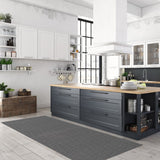 Dark Grey Bellisima Edge Casual Indoor/Outdoor Rug