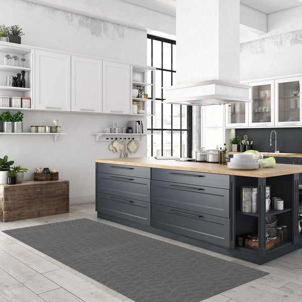 Dark Grey Bellisima Edge Casual Indoor/Outdoor Rug