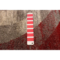 Abstract Ivory Brown Casual Soft Rug