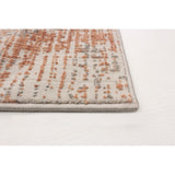 Abstract Light Grey Multi Casual Soft Rug