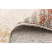 Abstract Light Grey Multi Casual Soft Rug