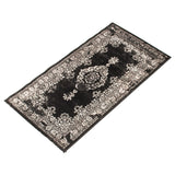 Floral Aqua Blue Traditional Soft Area Rug