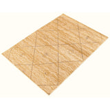 Brown Ivory Casual Soft Rug