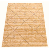 Brown Ivory Casual Soft Rug