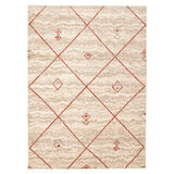 Brown Ivory Casual Soft Rug
