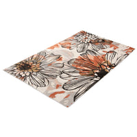 Natalie Portman Large Floral Modern & Contemporary Soft Rug