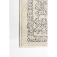 Alexandra Grey Ivory Transitional Soft Rug