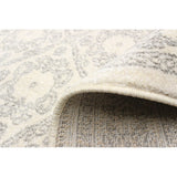 Alexandra Grey Ivory Transitional Soft Rug