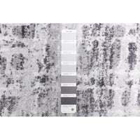 Grey/ Light Blue Abstract Casual Soft Rug