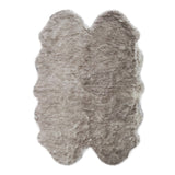 Faux Sheepskin Novelty Plush Machine Washable Modern Soft Rug