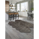 Faux Sheepskin Novelty Plush Machine Washable Modern Soft Rug