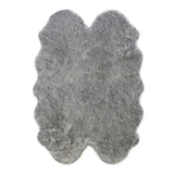 Faux Sheepskin Novelty Plush Machine Washable Modern Soft Rug