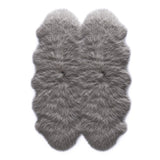 Faux Sheepskin Novelty Plush Machine Washable Modern Soft Rug