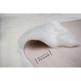 Faux Sheep Skin Plush Machine Washable Modern Soft Rug