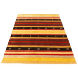 Hand Loomed Kashkuli Gabbeh Multi Color Wool Soft Rug