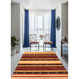 Hand Loomed Kashkuli Gabbeh Multi Color Wool Soft Rug